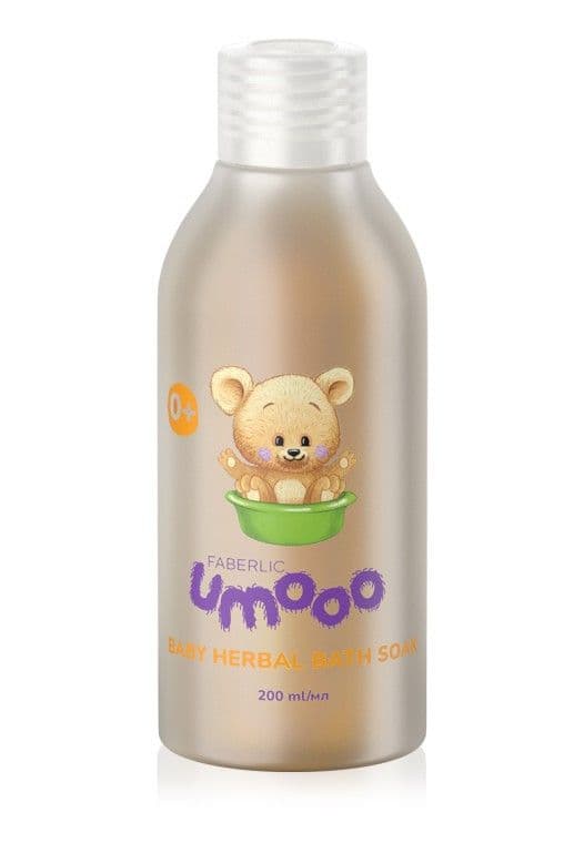 Средство для купания малыша «Травяной сбор Umooo 0+» Faberlic
