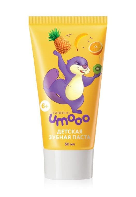 Детская зубная паста с фтором «Umooo 6+» Faberlic