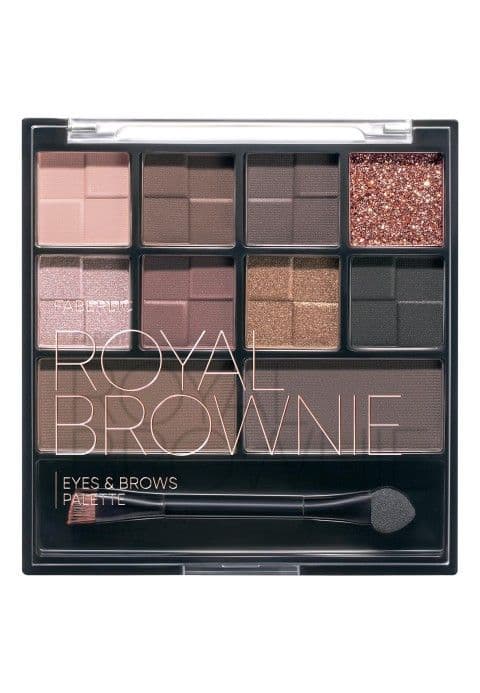 Палетка теней для век и бровей «Royal Brownie» Faberlic