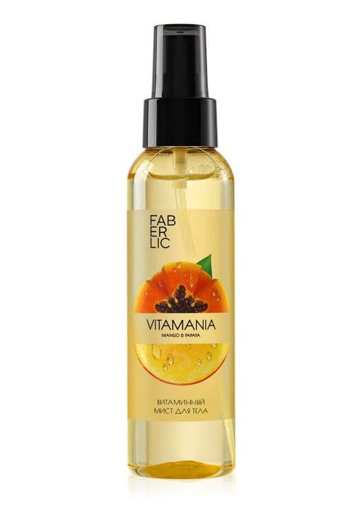 Витаминный мист для тела «Манго и папайя Vitamania» Faberlic