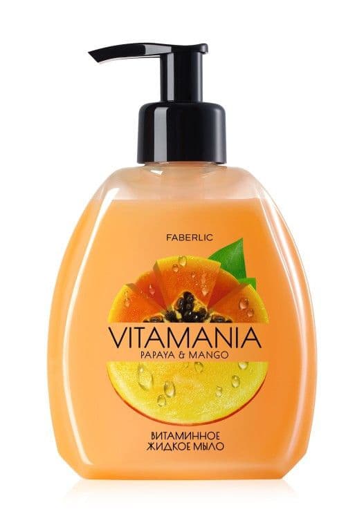 Жидкое мыло для рук «Манго и папайя Vitamania» Faberlic