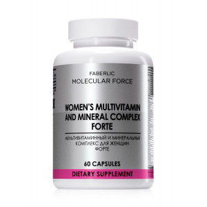 Биологически активная добавка к пище «Мультивитаминный и минеральный комплекс для женщин Форте Molecular Force» Faberlic