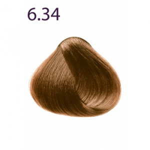 Стойкая крем-краска «Максимум цвета» Faberlic тон Темный блондин золотисто-медный 6.34