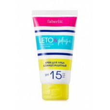 Крем для лица солнцезащитный «LETO&plage» Faberlic с SPF 15