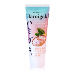 Зубная паста «Защита от кариеса Hamigaki Розовая соль» Faberlic