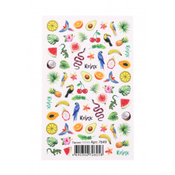 Переводные наклейки для дизайна ногтей «Прогулка по джунглям» Faberlic