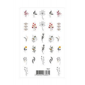 Переводные наклейки для дизайна ногтей «Наслаждаясь природой» Faberlic