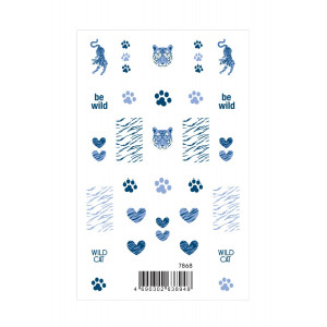 Переводные наклейки для дизайна ногтей «Дикая кошка» Faberlic