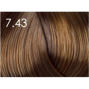 Стойкая крем-краска для волос «Шелковое окрашивание» без аммиака Faberlic тон Капучино 7.43
