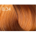 Стойкая крем-краска для волос «Шелковое окрашивание» без аммиака Faberlic тон Янтарно-русый 8.34